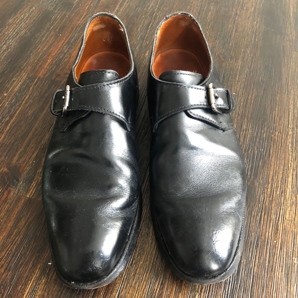 ALLEN EDMONDS Warwick Single Monk-Strap Shoes 8.5